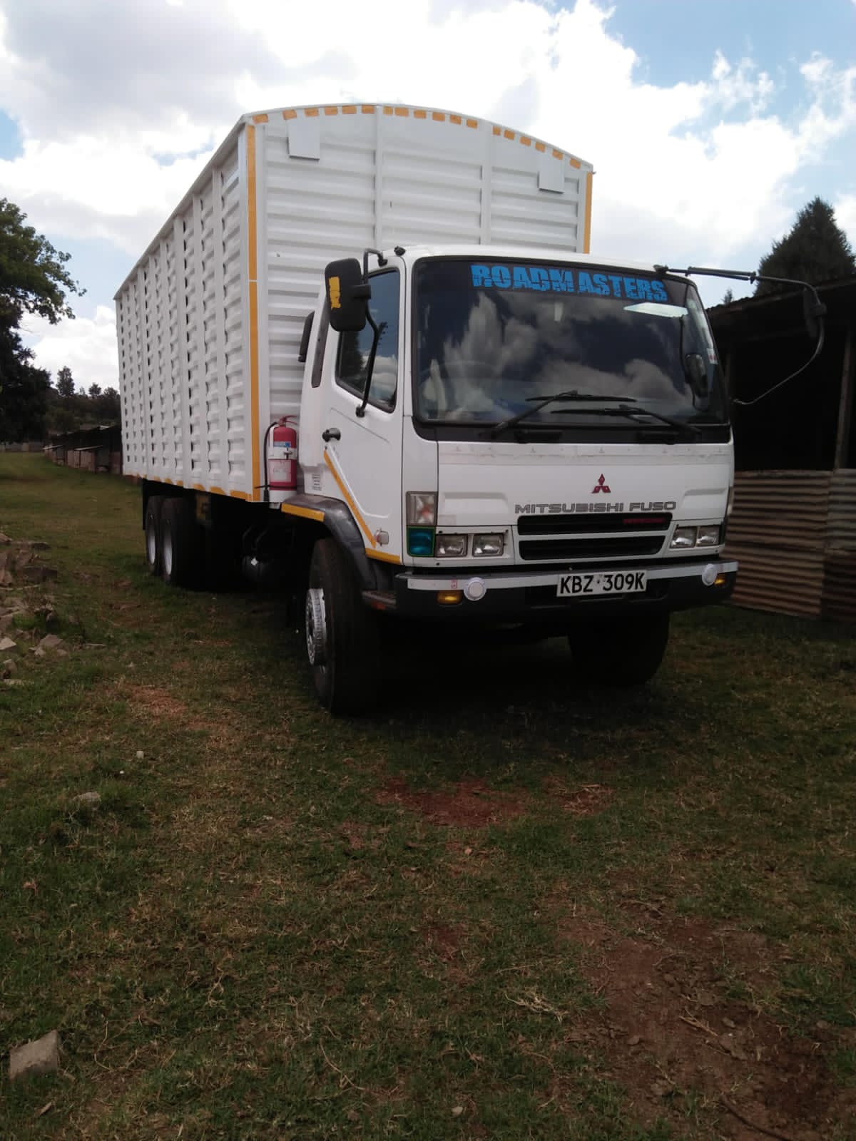 Covered Box Body Truck
